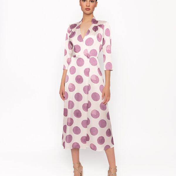 Vestido fiesta lunares Moncho Heredia