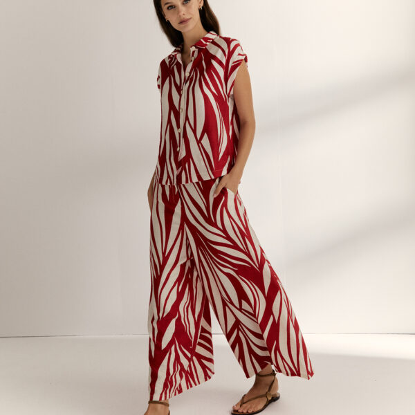 Pantalón estampado Paz Torras