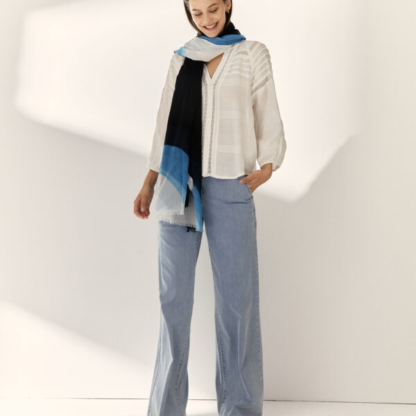 Fular tonos azules Paz Torras