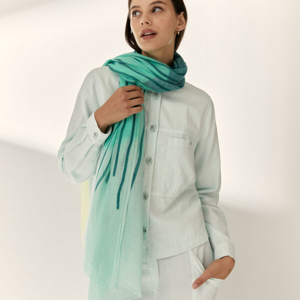 Pañuelo-Fular verde Paz Torras