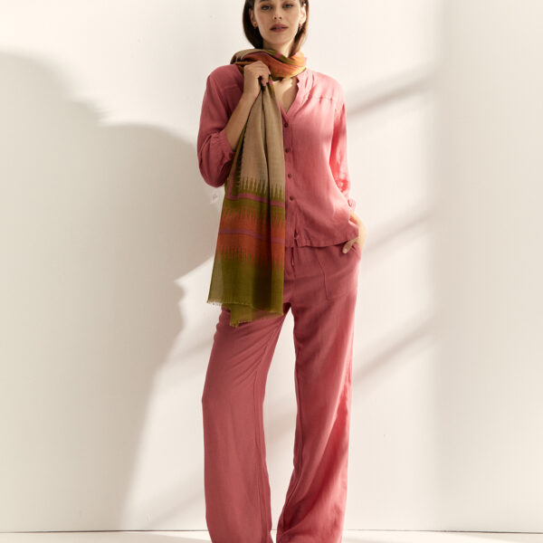 Fular estampado tipo étnico Paz Torras