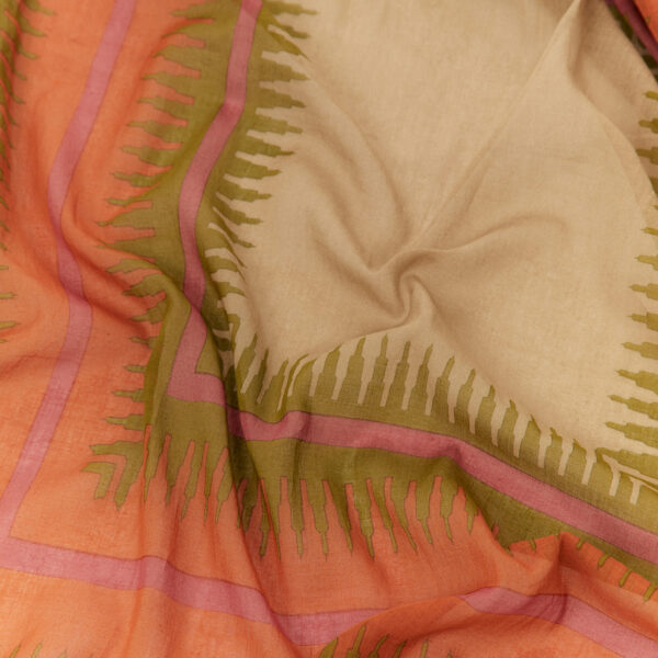 Fular estampado tipo étnico Paz Torras - Imagen 4