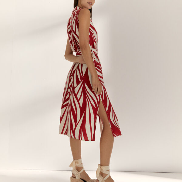 Vestido camisero estampado Paz Torras - Imagen 3