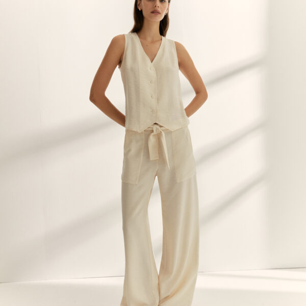 Pantalón de pata ancha Paz Torras