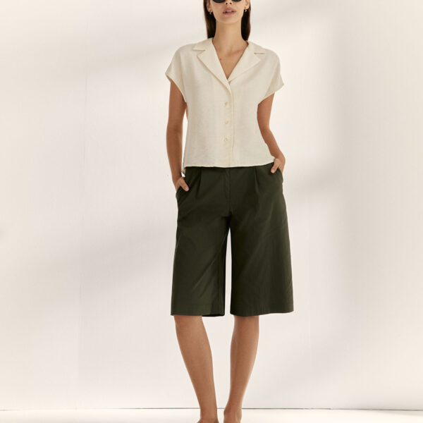 Bermuda kaki de vestir Paz Torras