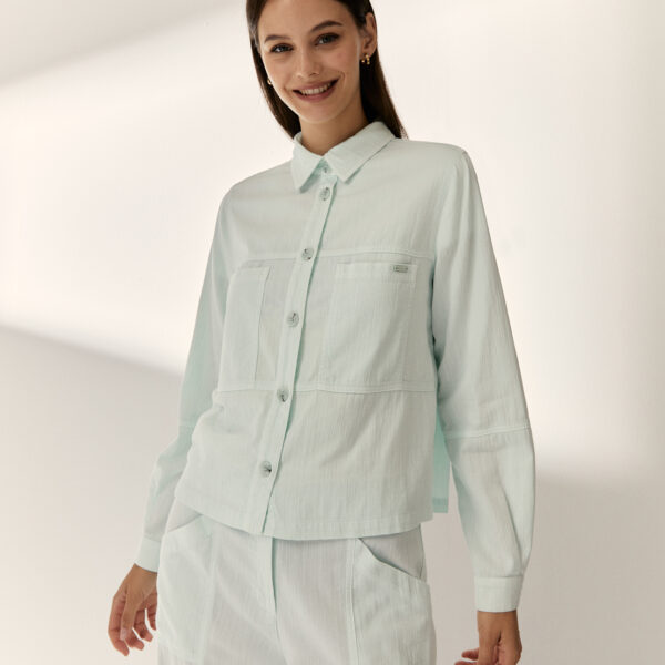 Cazadora algodón orgánico Paz Torras