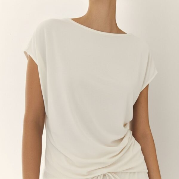 Camiseta lisa manga corta Paz Torras