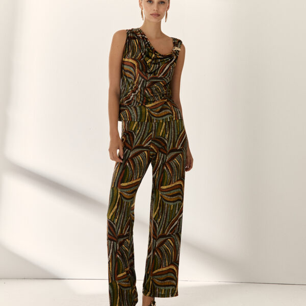 Camiseta sin manga estampada Paz Torras