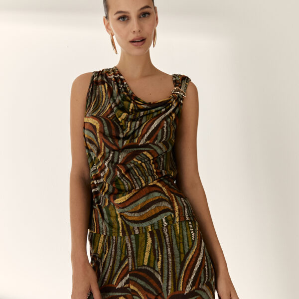 Camiseta sin manga estampada Paz Torras - Imagen 2