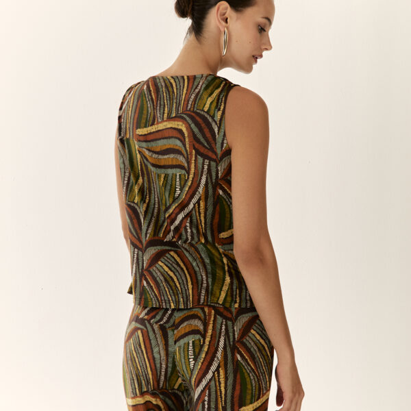 Camiseta sin manga estampada Paz Torras - Imagen 3