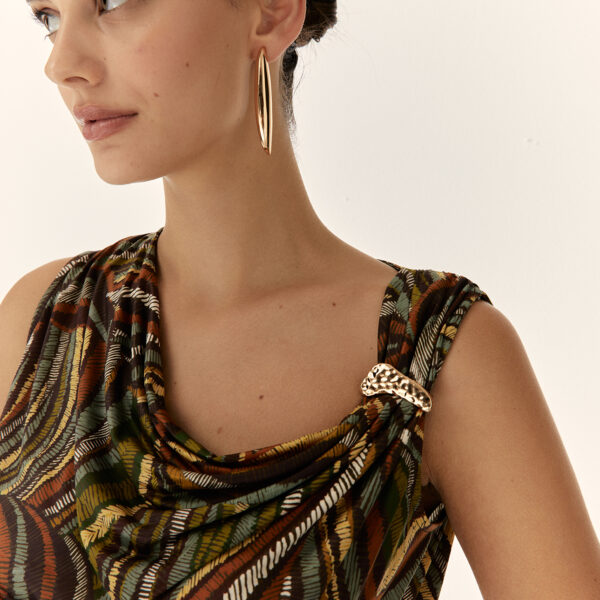 Camiseta sin manga estampada Paz Torras - Imagen 4