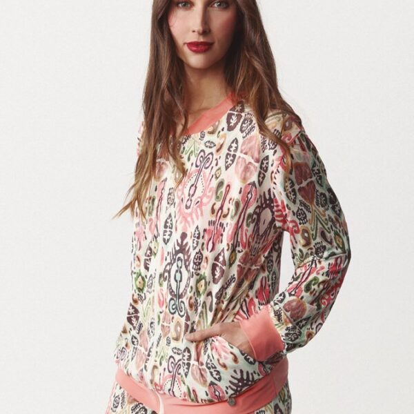 Bomber estampada Quelbe - Imagen 1