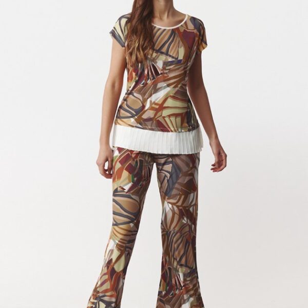Pantalón ancho estampado Quelbe - Imagen 1