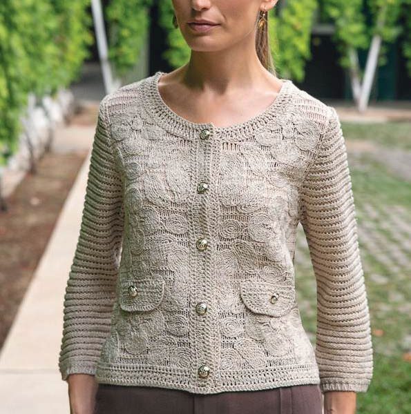 Chaqueta Chanel de punto Trípode