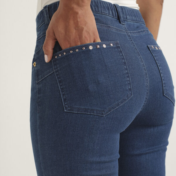 Vaquero recto  tobillero Azay - Imagen 2