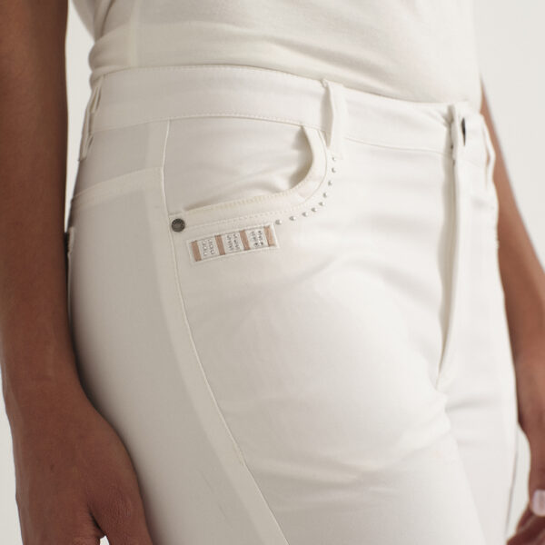 Vaquero blanco pitillo Azay - Imagen 3