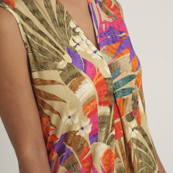 Vestido corto estampado Azay - Imagen 3